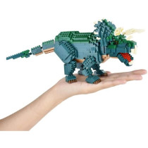 Figurine en briques - BANDAI - NANOBLOCK - Triceratops Deluxe - 930 pc