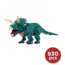 Figurine en briques - BANDAI - NANOBLOCK - Triceratops Deluxe - 930 pc