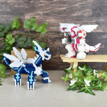 Figurine en briques - BANDAI - NANOBLOCK - Pokémon - Palkia - 1050 pc