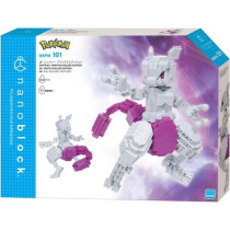 Figurine en briques - BANDAI - NANOBLOCK - Pokémon - Mewtwo