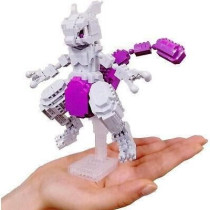 Figurine en briques - BANDAI - NANOBLOCK - Pokémon - Mewtwo