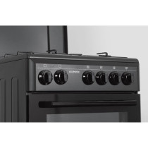 Cuisiniere gaz OCEANIC OCEACG50GB - 4 feux - L49,8 xP61 xH 86 cm - Noi