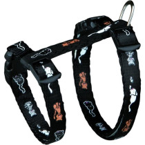 Junior harnais chaton avec laisse - TRIXIE - Motif chat - 21–33 cm /