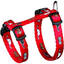 Junior harnais chaton avec laisse - TRIXIE - Motif chat - 21–33 cm /