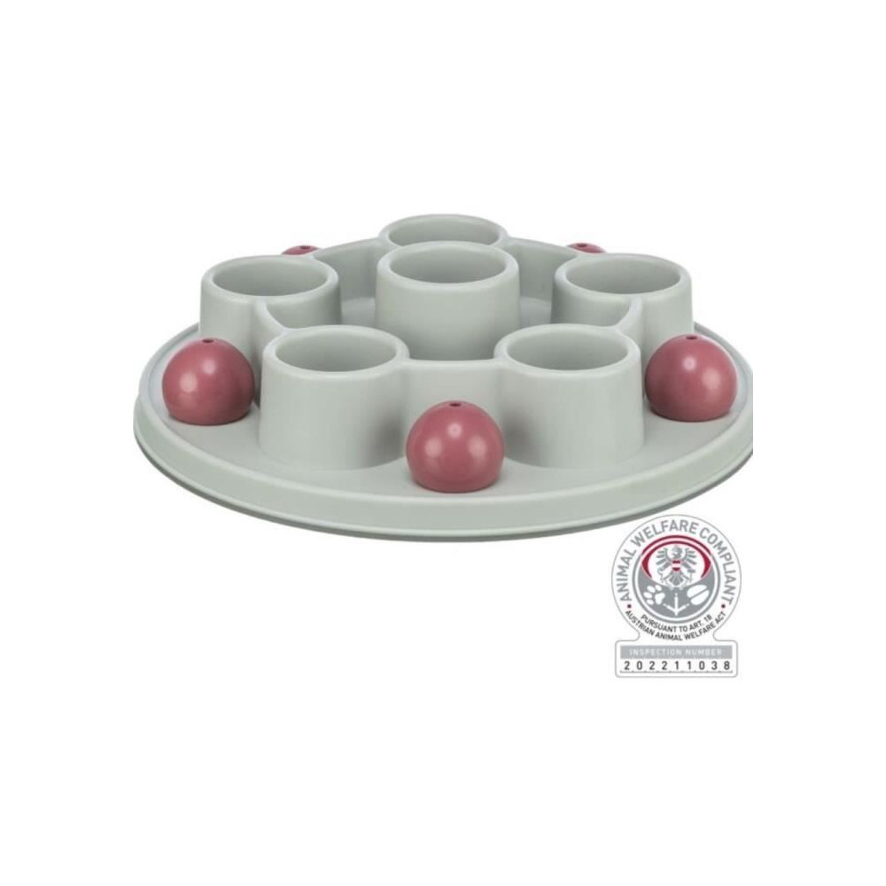 Jeu de stratégie pour chat - TRIXIE - Pentagon - ø 28 cm Jeu de stratégie pour chat - TRIXIE - Pentagon - ø 28 cm