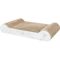 Griffoir carton XXL - TRIXIE - Aspect marbre - 64 x 11 x 37 cm - Gris
