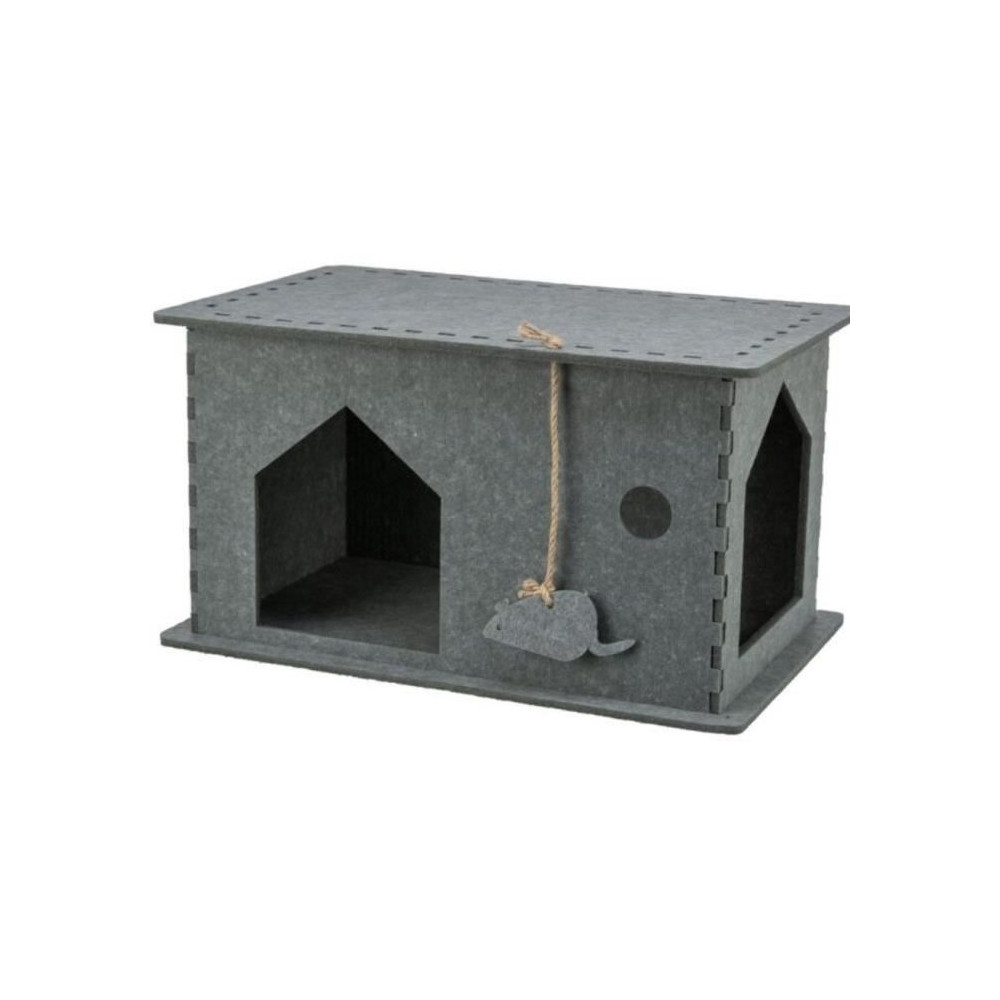 Abri - TRIXIE - Lene - Feutre - 54 x 30 x 35 cm - Gris Abri - TRIXIE - Lene - Feutre - 54 x 30 x 35 cm - Gris