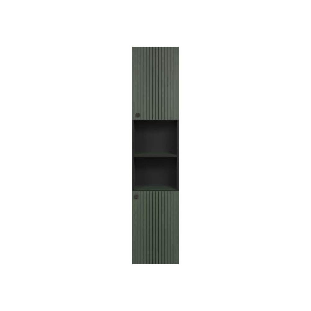 Colonne de salle de bain - Décor chene - L40 x H186 x P31cm - PURE BL Colonne de salle de bain - Décor chene - L40 x H186 x P31cm - PURE BL
