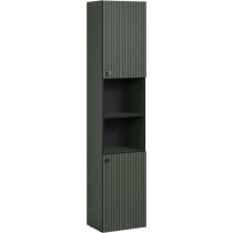 Colonne de salle de bain - Décor chene - L40 x H186 x P31cm - PURE BL