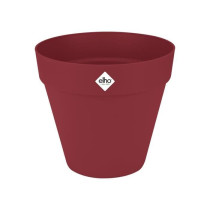 Pot de fleur - Elho - Loft Urban Rond - Roues 50 - Rouge - L 49 x B 48