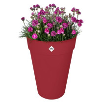 Pot de fleur - Elho - Loft Urban Rond - Haut 42 - Rouge - Ø 42 x H 56
