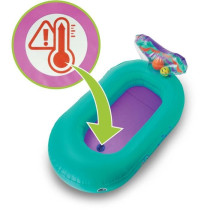 Baignoire baleine gonflable - Avec balles de jeu et thermometre intég
