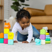 Coffret de 20 pieces sensorielles - INFANTINO - 315222 - Empilables