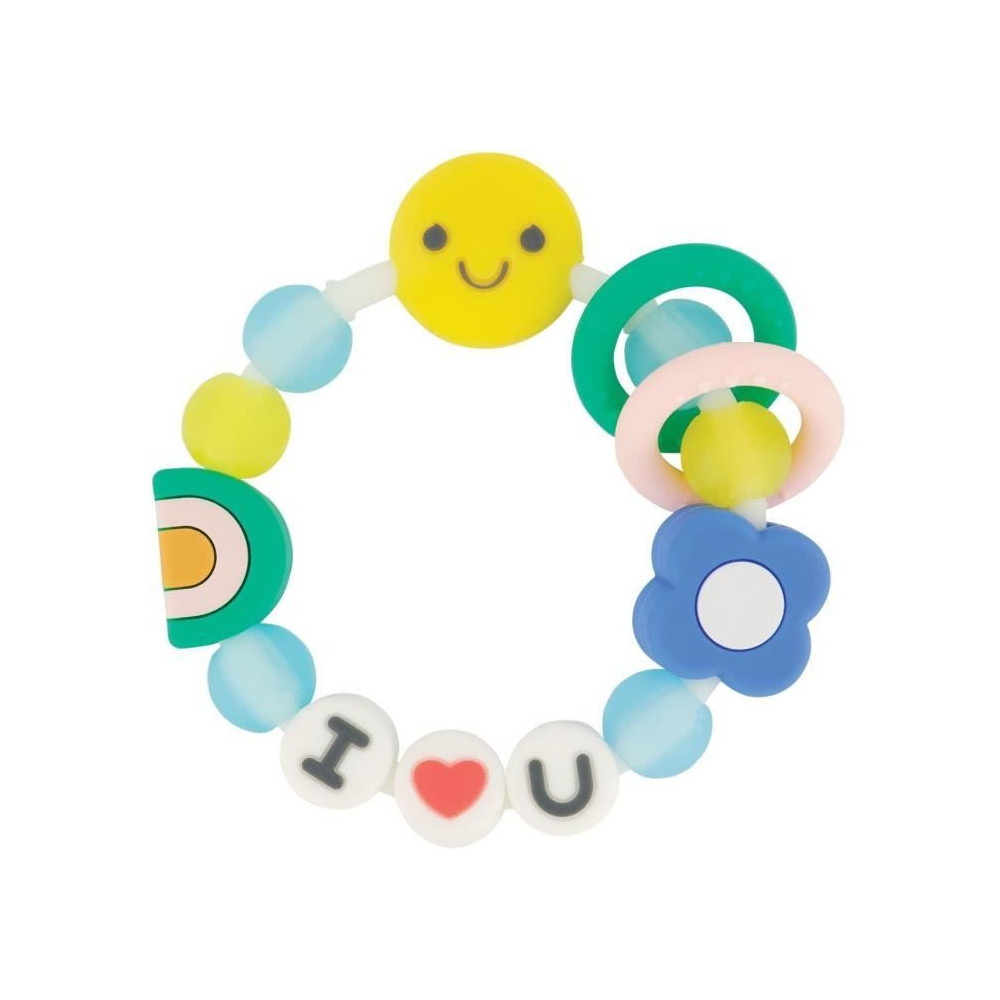 Bracelet de dentition de l'amitié - INFANTINO - 316773 - Silicone - I Bracelet de dentition de l'amitié - INFANTINO - 316773 - Silicone - I