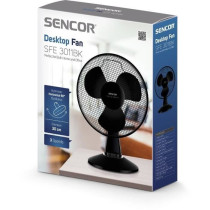 Ventilateur de bureau - Sencor - SFE 3011BK - 3 vitesses - Oscillation