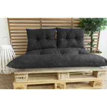 Kit palette classic - Matelas ardoise + 2 coussins dossier - JARDIN PR