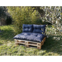 Kit palette classic - Matelas ardoise + 2 coussins dossier - JARDIN PR