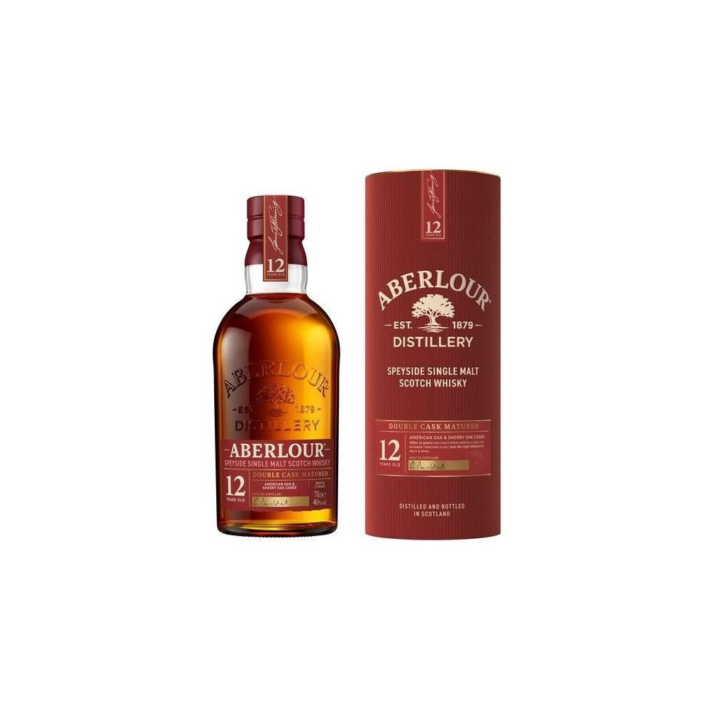 Aberlour - 12 ans - Whisky Ecossais Single Malt avec étui - 40,0% Vol Aberlour - 12 ans - Whisky Ecossais Single Malt avec étui - 40,0% Vol