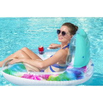Bouée - Bestway - Multicolore - Diametre 117 cm - Avec appuie-tete, p