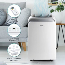 Climatiseur mobile - DOMO - 9000BTU - 1020 W - Refroidissement - Venti