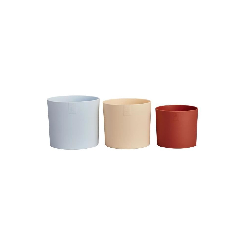 Pot de fleur - Elho - Lex Pott - Set 14 - Bleu Rose Orange - L 14 x B Pot de fleur - Elho - Lex Pott - Set 14 - Bleu Rose Orange - L 14 x B