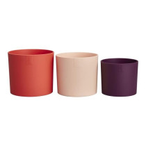 Pot de fleur - Elho - Lex Pott - Set 14 - Rouge Rose Violet - L 14 x B