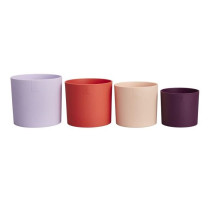 Pot de fleur - Elho - Lex Pott - Set 15 - Violet Rouge Rose Violet - L