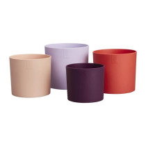 Pot de fleur - Elho - Lex Pott - Set 15 - Violet Rouge Rose Violet - L