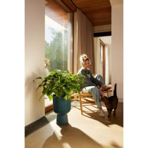 Pot de fleur - Elho - Vibes Fold Coupe - Bleu - L 30 x B 29.5 x H 45 c