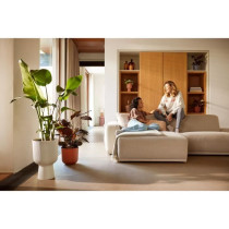 Pot de fleur - Elho - Vibes Fold Coupe - Blanc - L 30 x B 29.5 x H 45