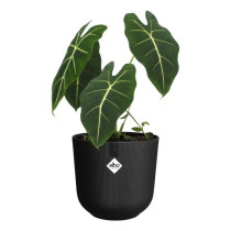 Pot de fleur - Elho - Jazz Rond - Noir - Ø 26 x H 24 cm - Intérieur