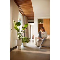 Pot de fleur - Elho - Vibes Fold Coupe - Blanc - L 30 x B 29.5 x H 45