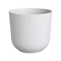 Pot de fleur - Elho - Jazz Rond - Blanc - L 35 x B 34.5 x H 32 cm - In