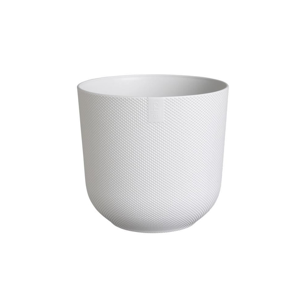 Pot de fleur - Elho - Jazz Rond - Blanc - L 35 x B 34.5 x H 32 cm - In Pot de fleur - Elho - Jazz Rond - Blanc - L 35 x B 34.5 x H 32 cm - In