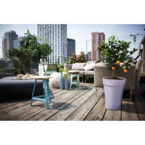Pot de fleur - Elho - Loft Urban Rond - Haut 35 - Violet - L 34 x B 33