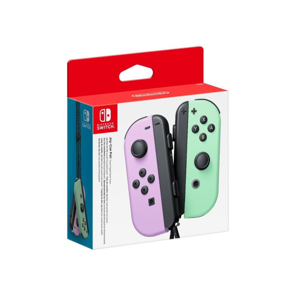 Paire de manettes Joy-Con Violet Pastel & Vert Pastel pour Nintendo Sw Paire de manettes Joy-Con Violet Pastel & Vert Pastel pour Nintendo Sw