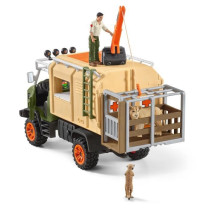 Gros camion de sauvetage d'animaux, coffret de jeu de 45 pieces avec 2