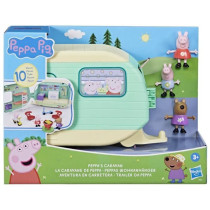 Peppa Pig, La caravane de Peppa avec 3 figurines et 6 accessoires, j