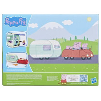 Peppa Pig, La caravane de Peppa avec 3 figurines et 6 accessoires, j