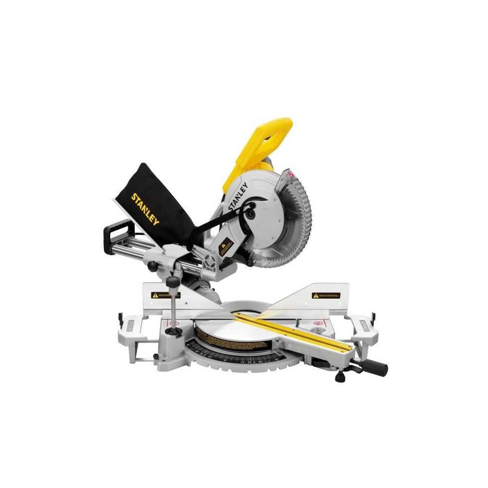 Scie a onglet radiale 254 mm - 1800W - Alésage 30 mm, 0-4800 trs/min