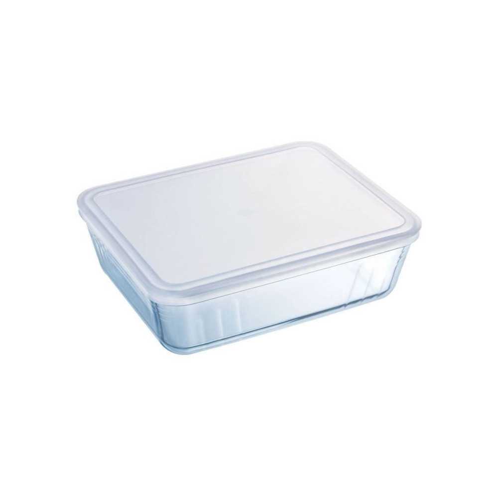 PYREX - 242P000/7046 - Plat rectangulaire avec couvercle - 22cm * 17 c
