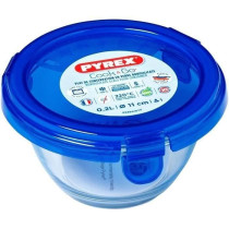 PYREX - COOK&GO - Boîte ronde en vere avec couvercle 11*6 cm
