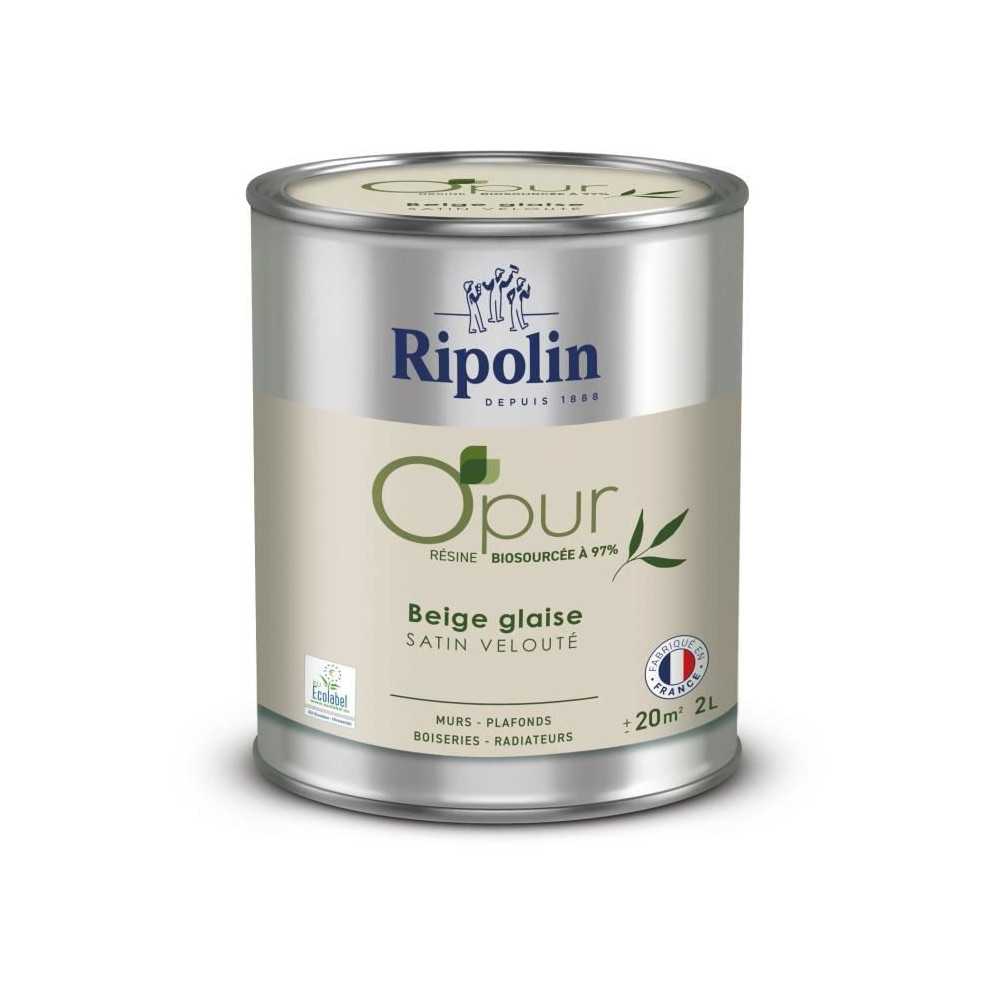 O'pur murs boiseries radiateurs beige glaise satin velouté - RIPOLIN O'pur murs boiseries radiateurs beige glaise satin velouté - RIPOLIN