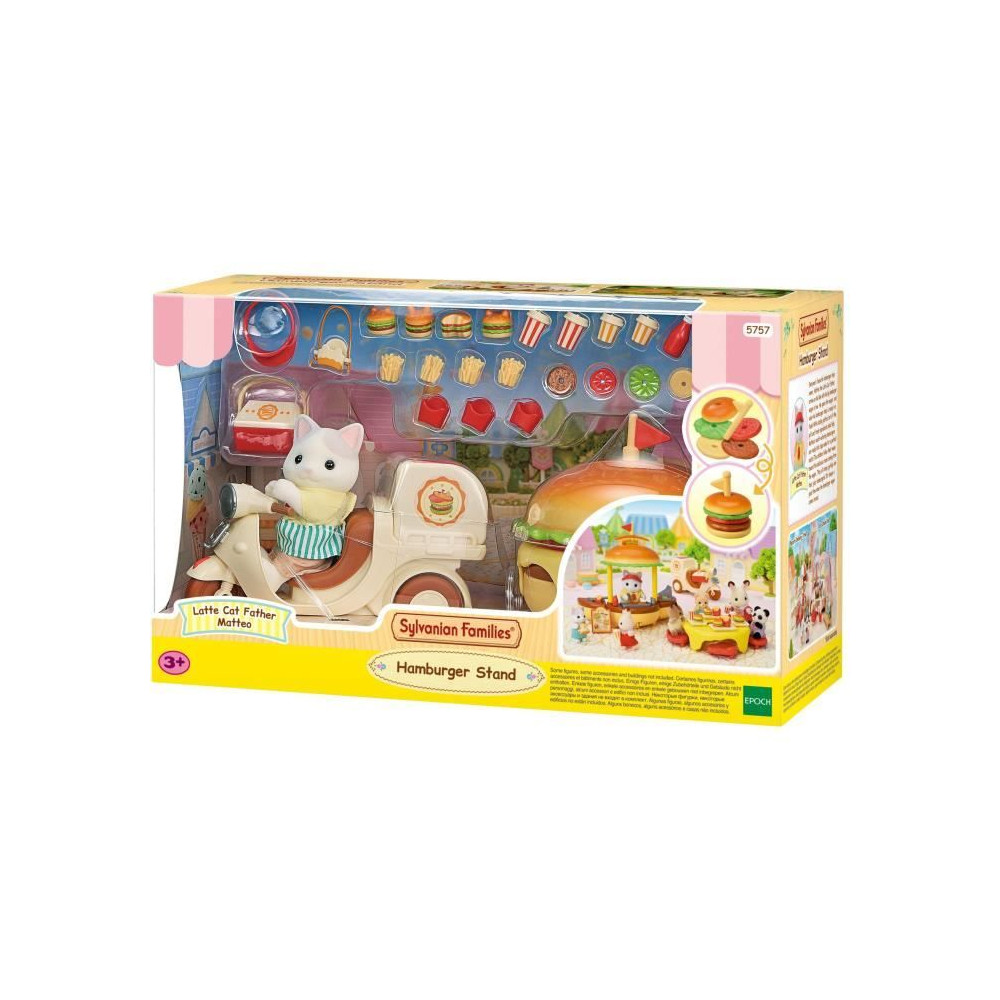 Jeu de Restauration - SYLVANIAN FAMILIES - Stand de Hamburgers - Papa Jeu de Restauration - SYLVANIAN FAMILIES - Stand de Hamburgers - Papa