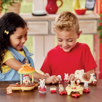 Jeu de Restauration - SYLVANIAN FAMILIES - Stand de Hamburgers - Papa