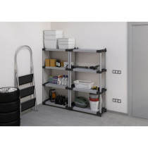 Étagere plastique - TOOD - 5 tablettes - Charge 80 kg - 80x40x171 cm