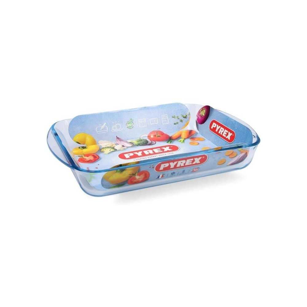 Plat rectangulaire en verre Pyrex 350 mm Plat rectangulaire en verre Pyrex 350 mm