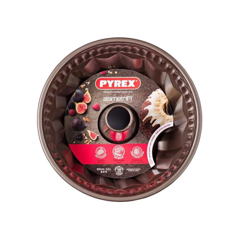 Moule a kougloff - PYREX - 1452019 - En métal - Antiadhésif - 22 cm