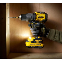 Perceuse visseuse a percussion - STANLEY - SFMCD725D2K-QW - 80 Nm - 18