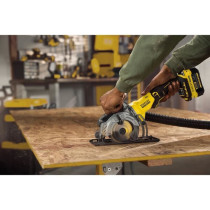 Scie Circulaire 115 mm Brushless - 18V - 4 500 trs/min, 2 sens de coup